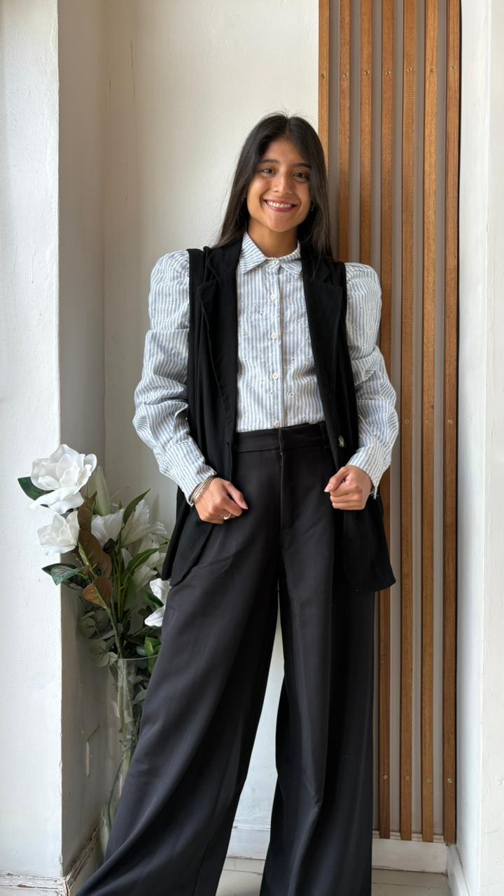Camisa Rayada Keycod - 15%OFF TRANSFERENCIA - Imagen 3
