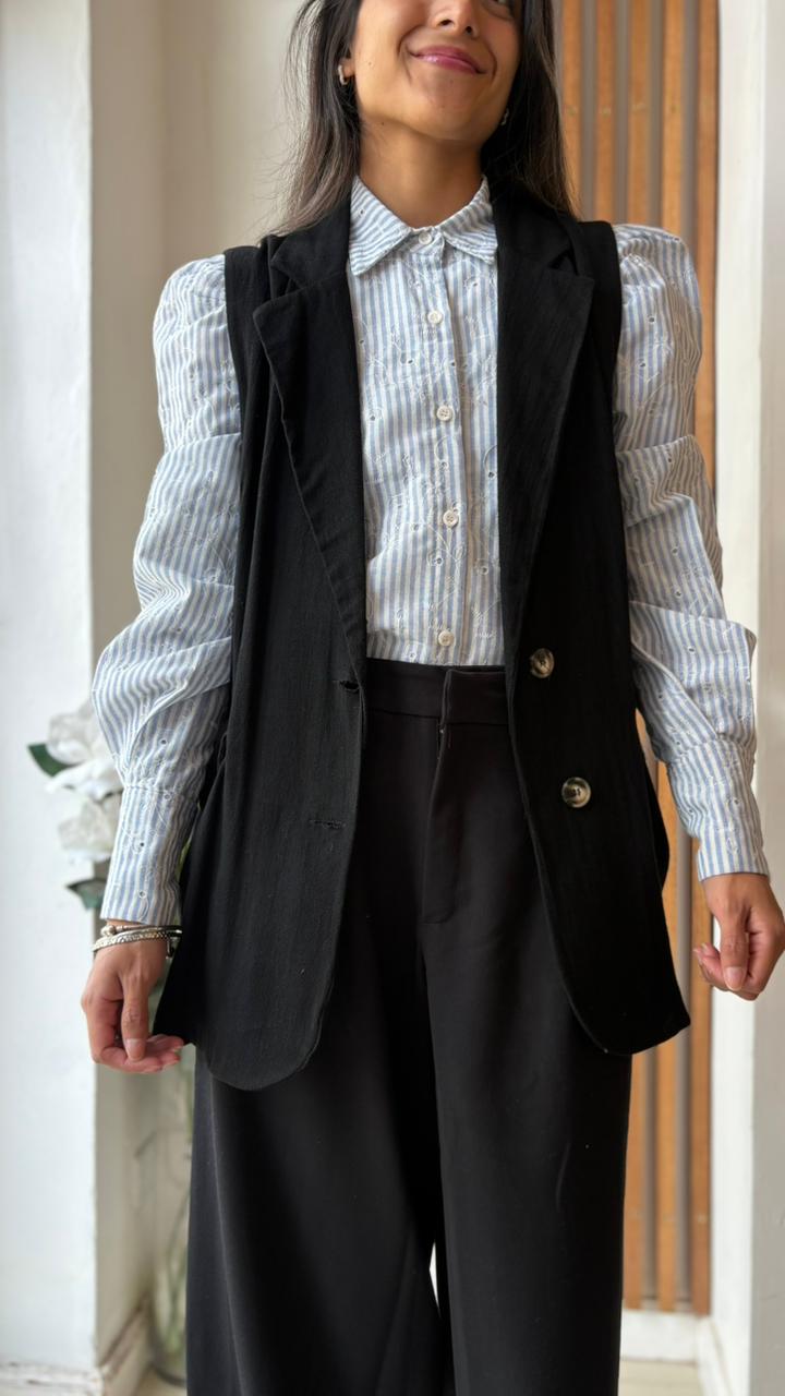 Camisa Rayada Keycod - 15%OFF TRANSFERENCIA - Imagen 4