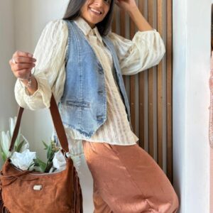 Chaleco Jean Cataluna - 15%OFF TRANSFERENCIA